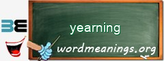 WordMeaning blackboard for yearning